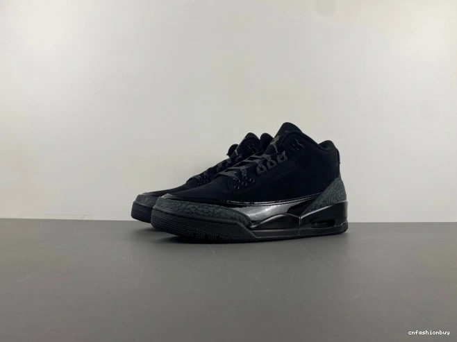 Black Cat Jordan CT8532-001 Air 3 0712